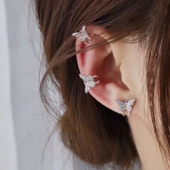 Lot: Butterfly earrings - Picture 7 of 11